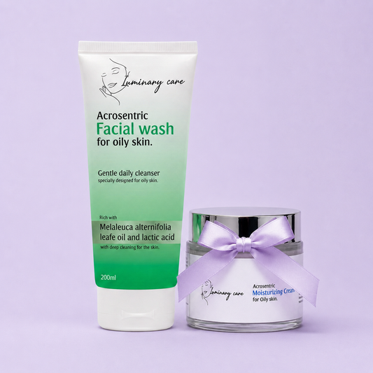 Acrosentric Facial Wash + Free Moisturizing Cream (Oily Skin)