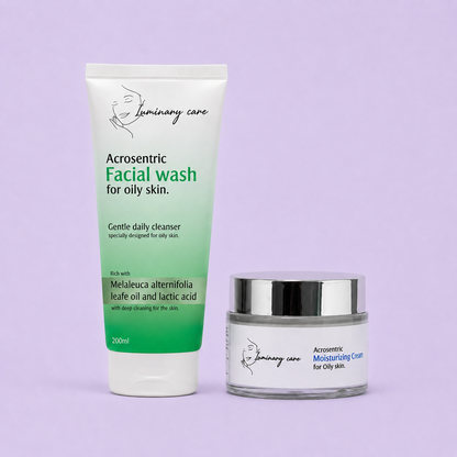 Cleanser + Moisturizer (Oily Skin)