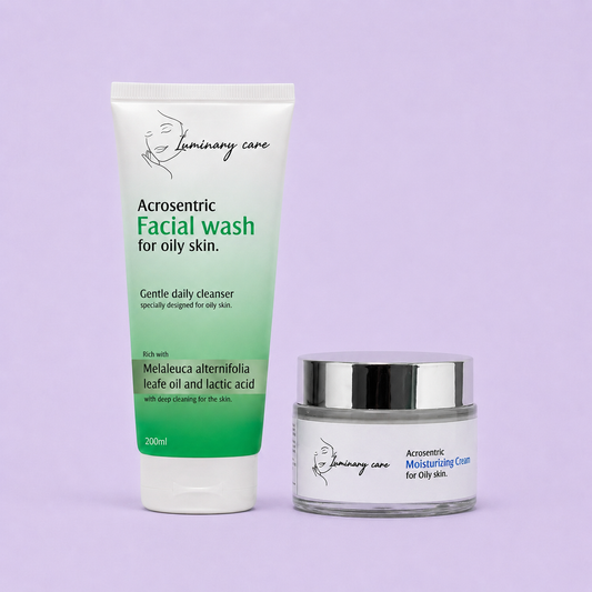 Cleanser + Moisturizer (Oily Skin)