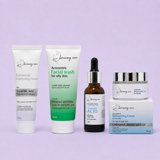 The 4-Step Ultimate Glow Bundel for Oily skin