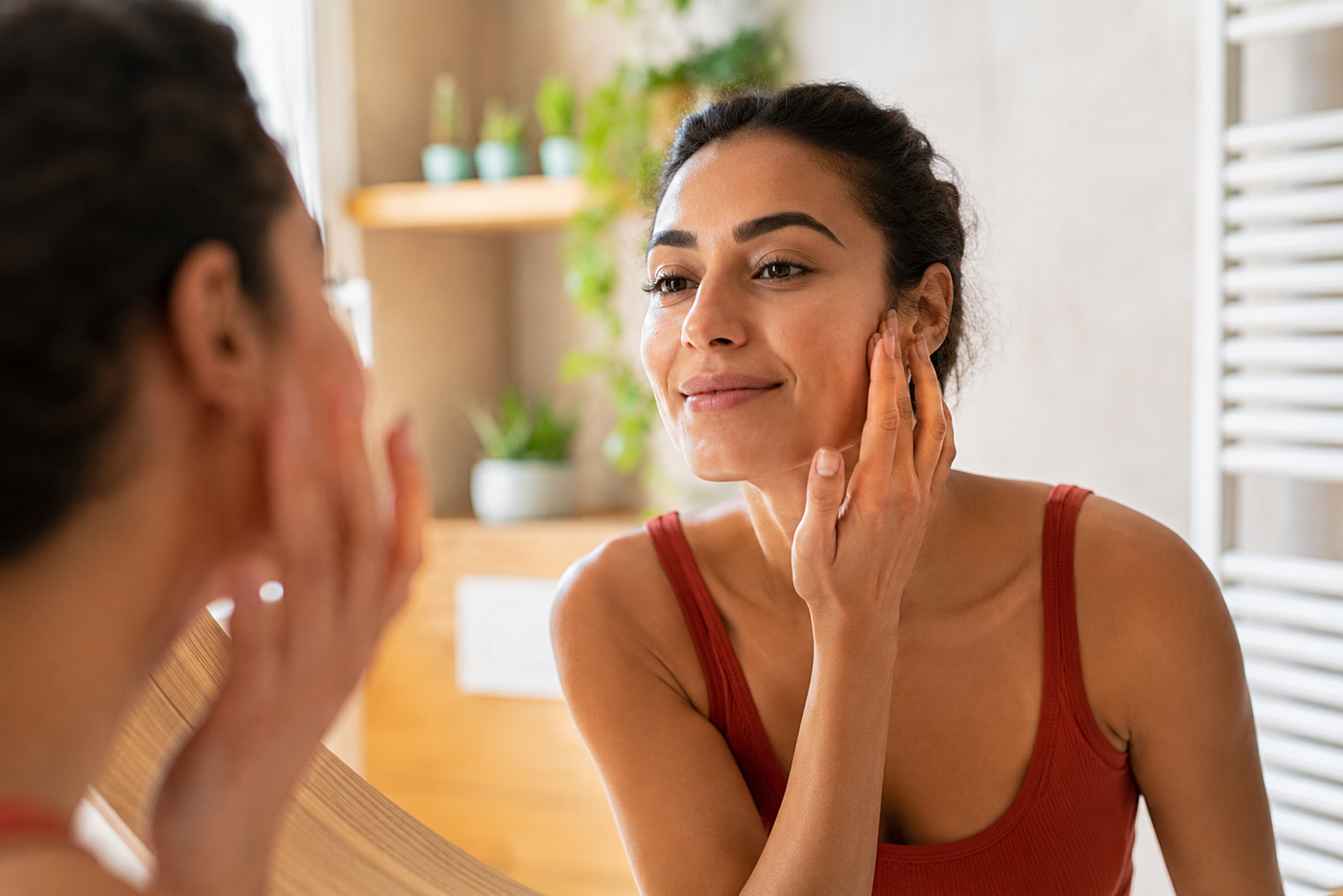 Skincare model image